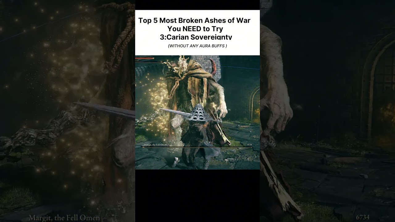 “Elden Ring: Top 5 Broken Ashes of War You Can’t Ignore (Insane Damage)”#eldenring  #fromsoftware
