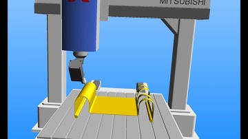 5-Axis Laser Cutting Simulation