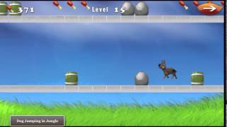 doge game : Dog jumping in jungle for all lovers of animals screenshot 1