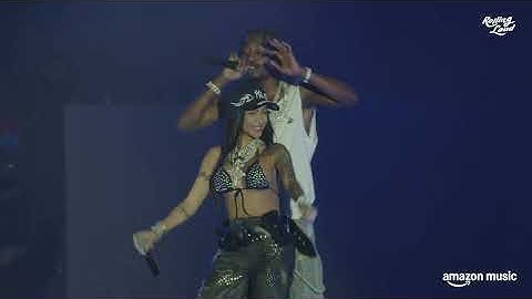 Lil TJay and Yailin La Más Viral Step Up @ Rolling Loud Miami '24
