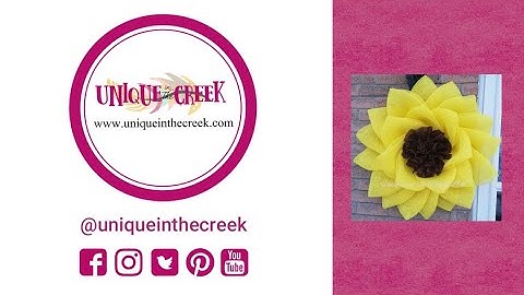 How to make a HUGE Sunflower Wreath | UITC Large Board