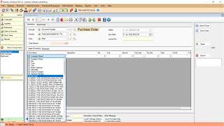 Creating a Purchase Order
