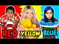 Eating Only ONE COLOR for 24 Hours Challenge!