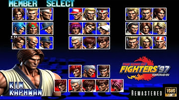 The King Of Fighters 97 - Team KIM - CHANG - CHOI (Arcade 1997) Gameplay Playthrough