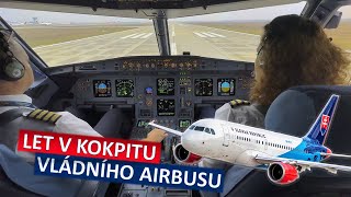 Očima pilotů: Let v kokpitu slovenského vládního Airbusu A319CJ z Bratislavy do Stockholmu
