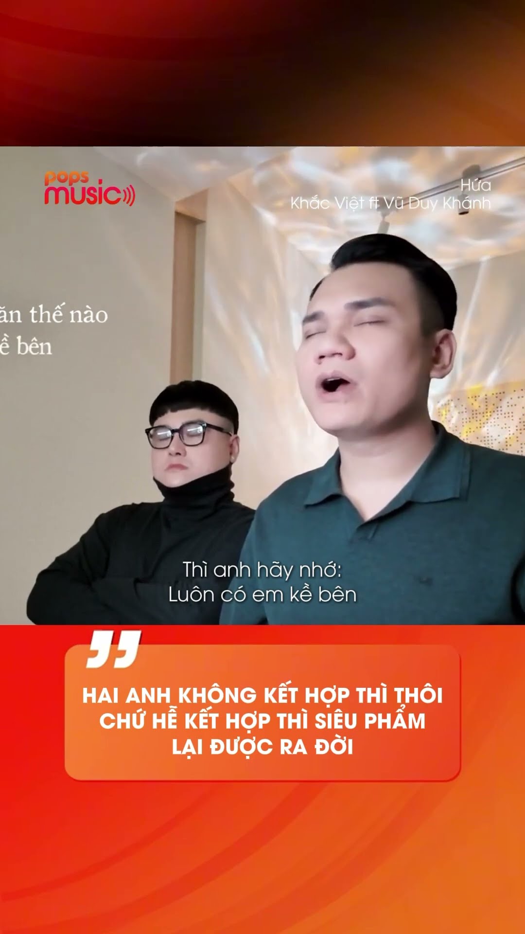 Hai anh không kết hợp thì thôi chứ hễ kết hợp thì siêu phẩm lại được ra đời #KhacViet #VuDuyKhang