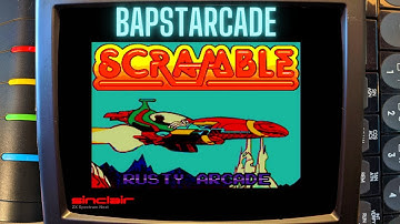 Scramble - awesome arcade game for the spectrum next from rustypixels.uk and its FREEEEEEEEEEEEEEEEE