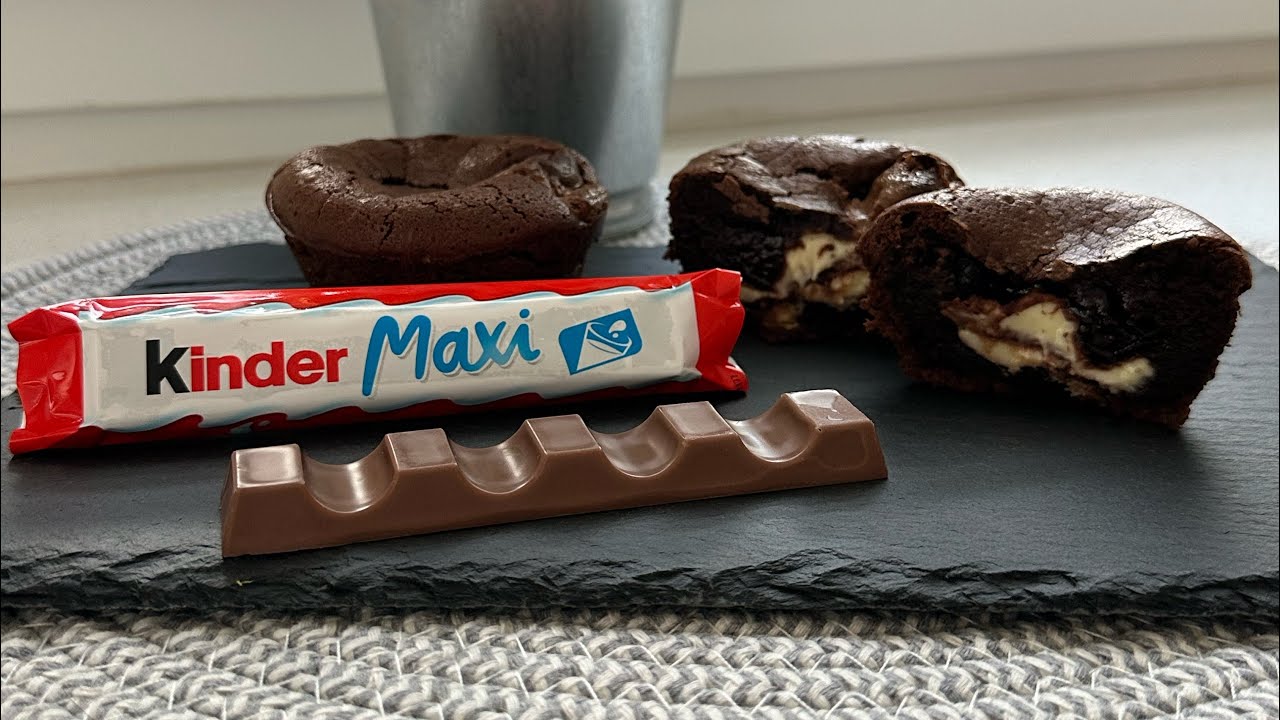 MOELLEUX AU CHOCOLAT AU CŒUR FONDANT AU KINDER @odelissdechriss497