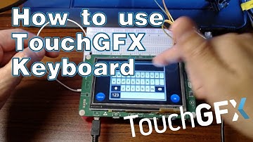 Integrating TouchGFX keyboard for inputting Wi-Fi credentials. (Part 1)