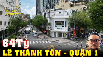 BÁN NHÀ GÓC 2 MẶT TIỀN ĐƯỜNG LÊ THÁNH TÔN, QUẬN 1 – GIÁ CỰC TỐT