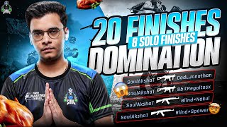 20 Finishes Domination | 8 Solo Finishes | Team SouL