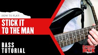 Stick It to the Man: BASS Tutorial  |  School of Rock The Musical