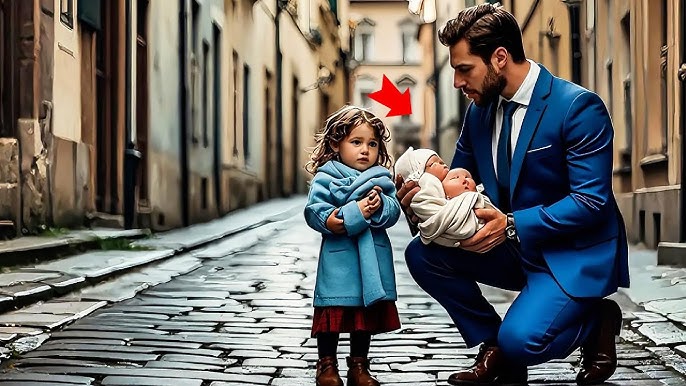 MILLONARIO SE QUEDA HELADO AL VER A UNA NIÑA DE LA CALLE CUIDANDO A DOS BEBÉS. ¿TE QUEDAS CON UNO? - YouTube