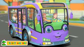 Колеса На Автобусе, Уличные Транспортные Средства Детей Песня И Учусь Видео