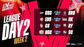 [Vietnamese] USG vs BRU - EVS vs NK - GS vs RY - HGC vs SC | WCAO 2022 LEAGUE STAGE D2W2