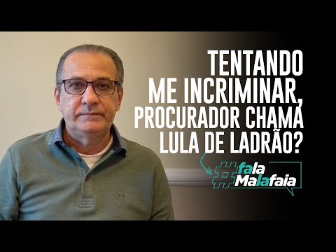 Tentando me incriminar, procurador chama Lula de ladrão?