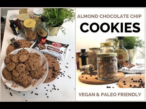 almond-chocolate-chip-cookies-|-vegan-&-paleo-easter-treats