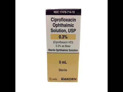 Ciprofloxacin Ophthalmic Solution