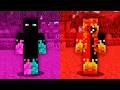 Troquei de CORES com meu NAMORADO no Minecraft