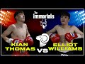 Elliot williams vs kian thomas  kickboxing exhibition worlds collide 2324