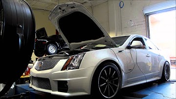 CTS-V dyno after 2.5 blower pulley.