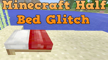 Minecraft Xbox ONE PS4 & Wii U - Half A Bed Glitch!!!