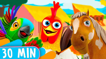 30 Minutes! Bartolito and his Farm Friends! - Kids Songs & Nursery Rhymes