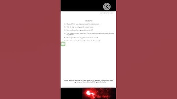 PC assembly and troubleshooting paper in BCA 3rd sem (ptu)