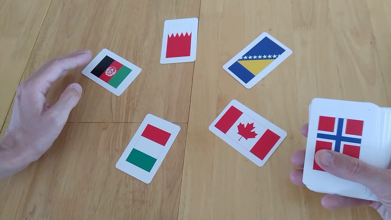 Flags Of The World Board Game With Cards How To Setup Play And Review 