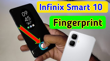 Infinix Smart 10 display fingerprint setting/Infinix Smart 10 fingerprint screen lock/fingerprint