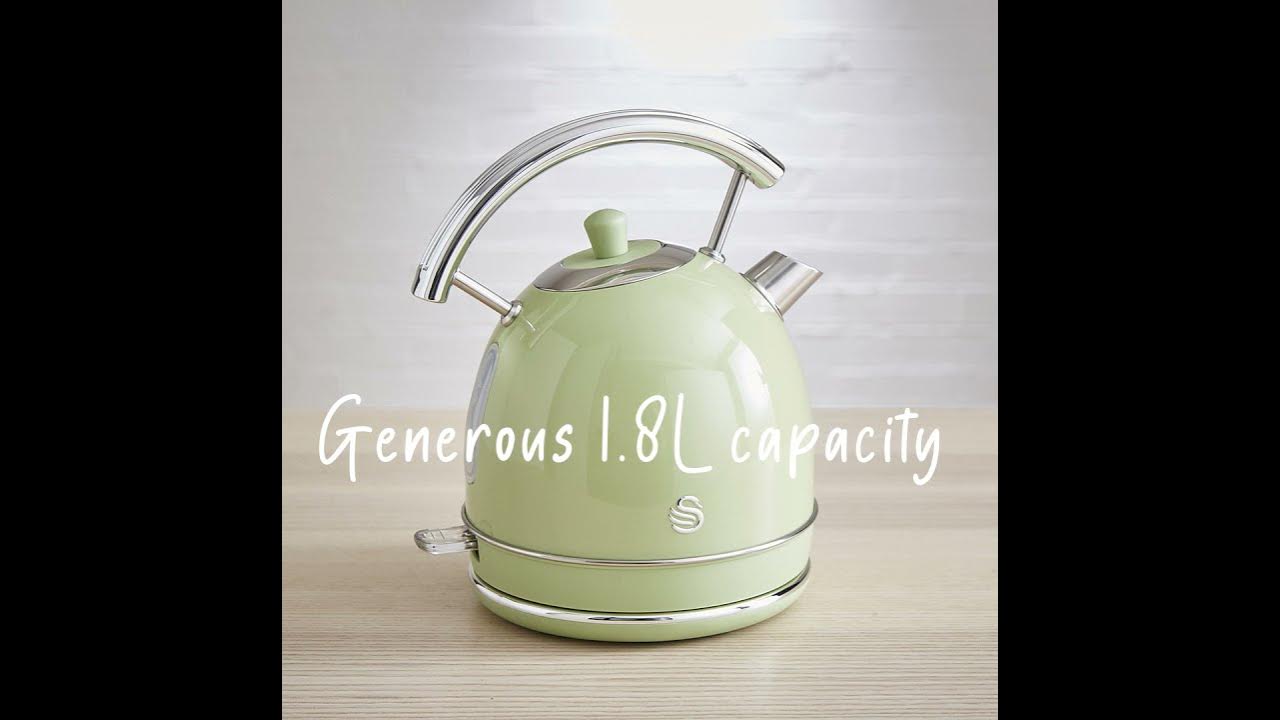 Retro Electric Kettle 1.8L (Green )