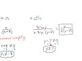 Simplifying rational expressions