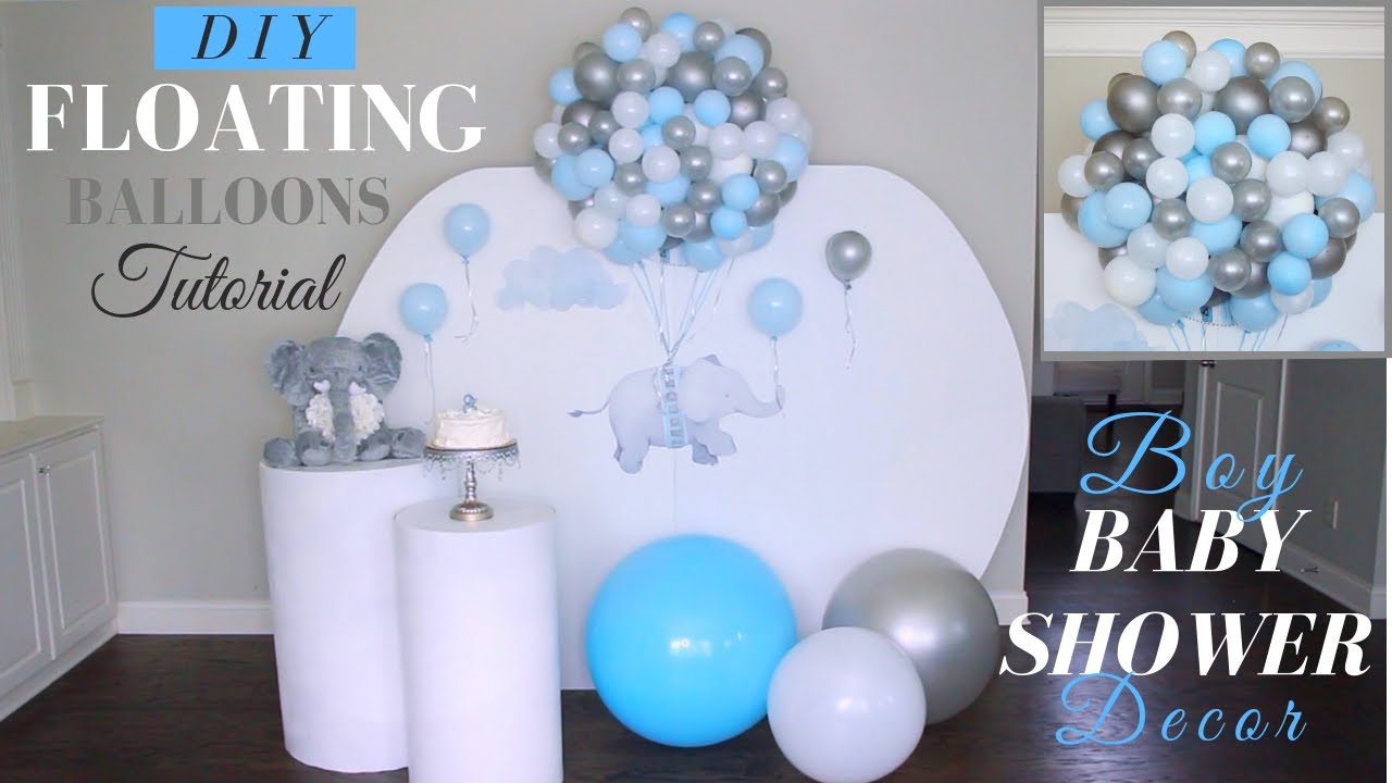 baby shower with balloons