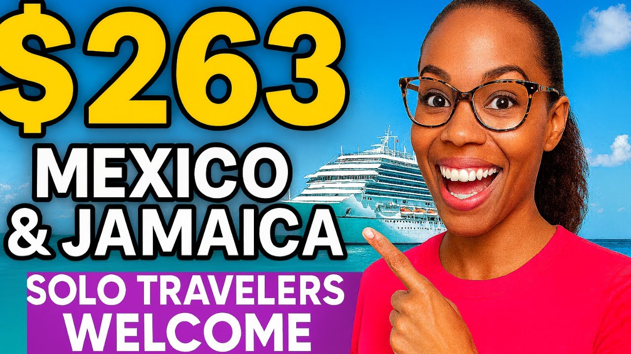 $263 for a 7-Night Cruise to Mexico & Jamaica?! 😳 Solo Travelers Pay the SAME Price! 🚢