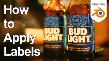 How to Apply Labels in Blender 3D