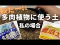 多肉植物に使う土（私の場合）｜Soil for Succulents