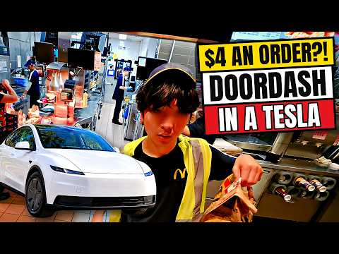 I DoorDashed in My Tesla on a Saturday Night... I Made $8