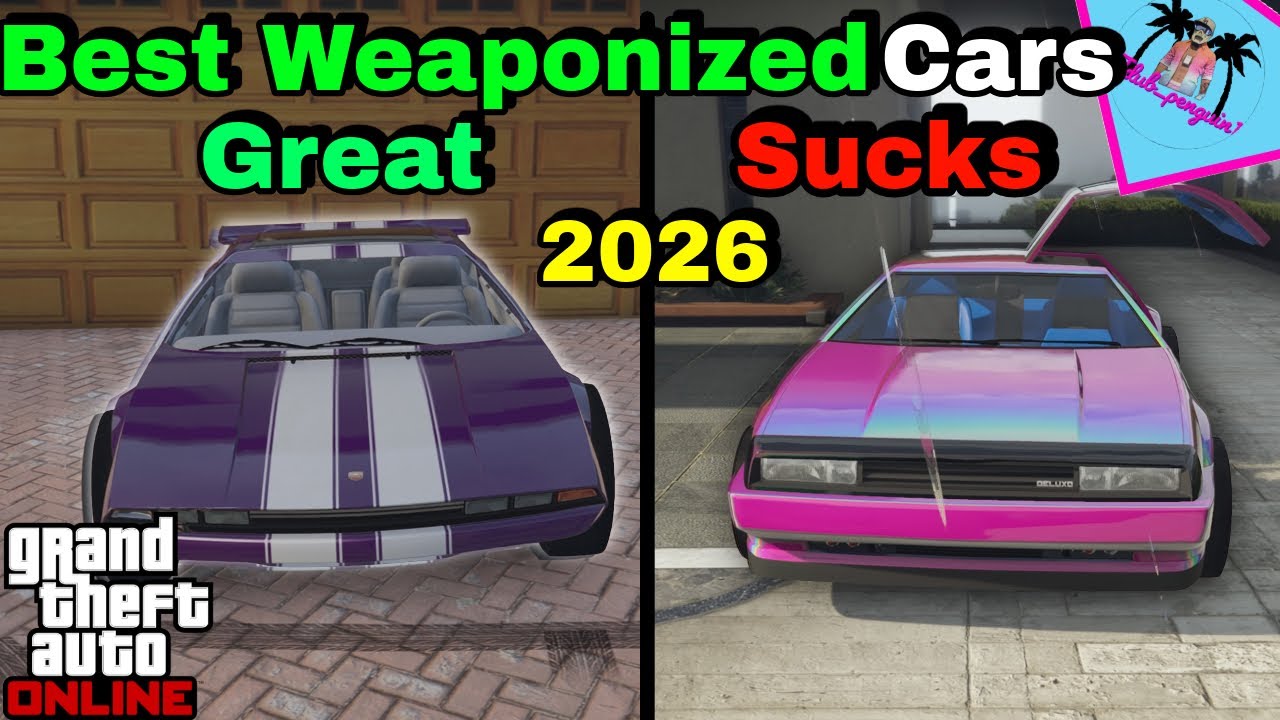 Top 5 BEST Fun Weaponized Vehicles In GTA Online For 2026 YouTube 