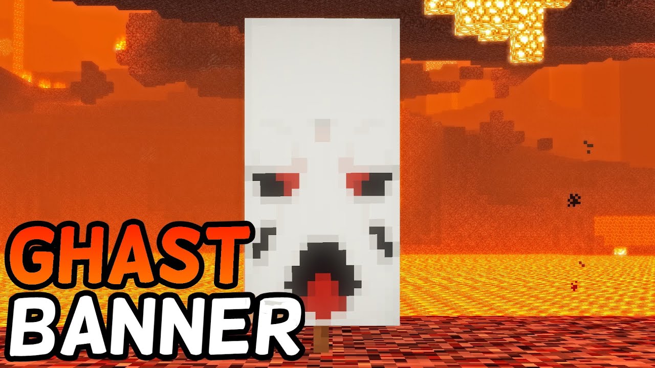 How To Make A Ghast Banner In Minecraft 1 16 Loom Crafting Youtube