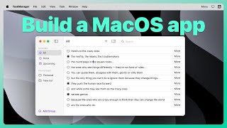 How to build a macOS app for beginners (2023, Swift, SwiftUI, Xcode 15) - mac development course screenshot 3