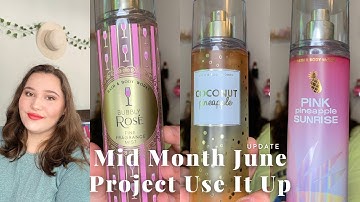 Mid Month June Project Use It Up Update || Bath and Body Works PUIU 2023