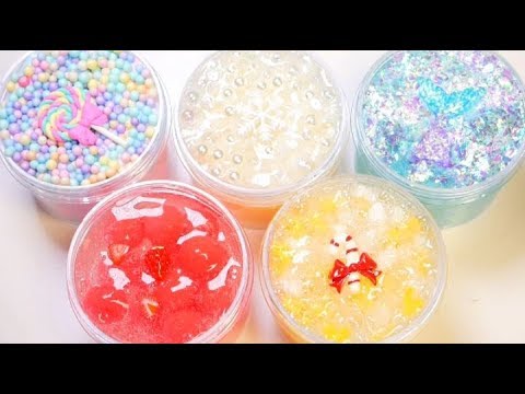 【ASMR】Happy Slime DIY スライムを作る過程【音フェチ】