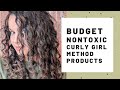 Nontoxic Affordable Curly Girl Method Approved Products - The Curly Girl Method On A Budget