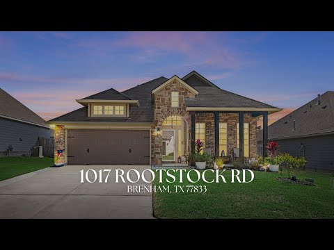 1017 Rootstock Rd, Brenham, TX home video tour