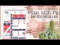 New Productivity Layout | Digital Plan With Me | June 28th - July 4th 2021 | Deluxe Prosper Planner