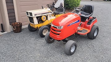 Cub cadet 128 and simplicity regent driving