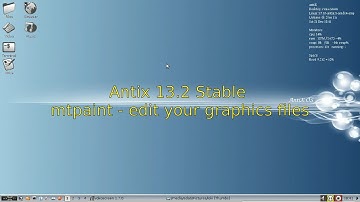 Antix 13 Stable - mtpaint - Edit your Graphics Files!
