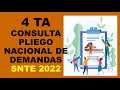 Soy Docente: 4TA CONSULTA PLIEGO NACIONAL DE DEMANDAS (SNTE 2022)