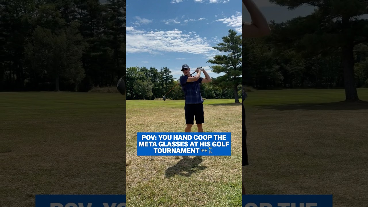 Mastering the golf swing with Coop 👓🏌️‍♂️ #MFFL