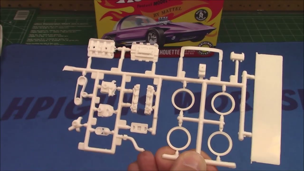 Hot Wheels Silhouette 1968 Trailer 1/25 Scale Model Kit Build How